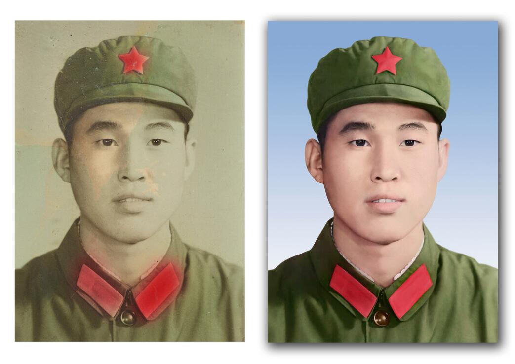 鲁山专业老照片精修工作室破损照片修复